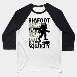 Bigfoot Grandpa Baseball T-Shirt